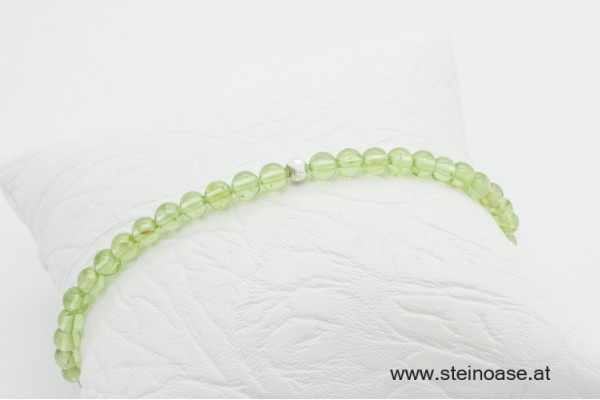 Armband Olivin 4mm